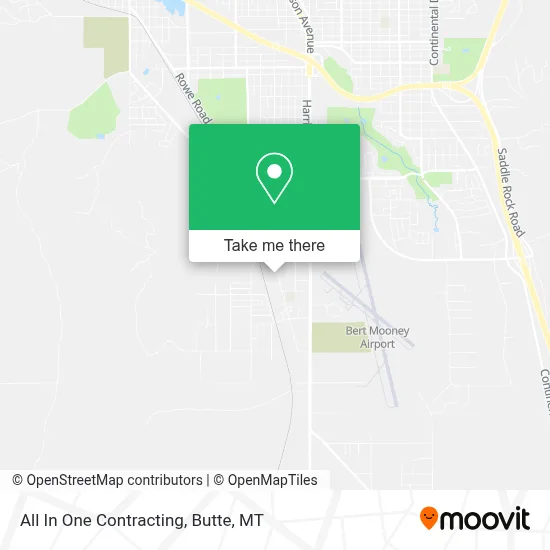 All In One Contracting map