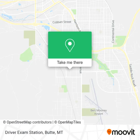 Driver Exam Station map