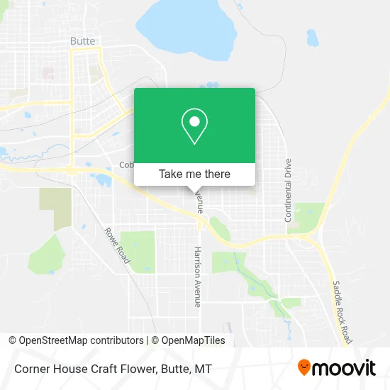 Corner House Craft Flower map