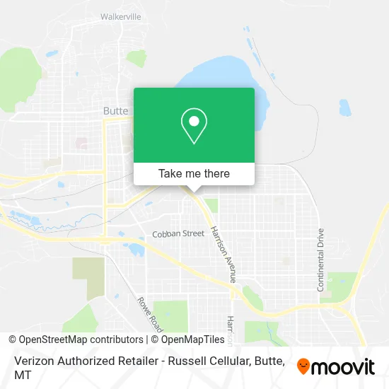 Verizon Authorized Retailer - Russell Cellular map