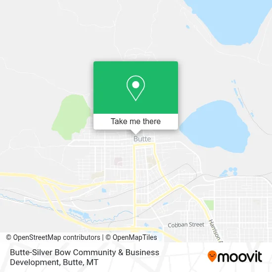 Butte-Silver Bow Community & Business Development map