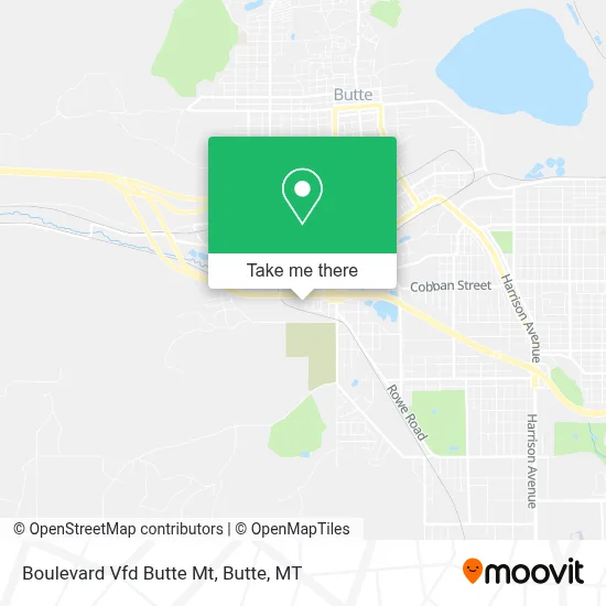 Boulevard Vfd Butte Mt map