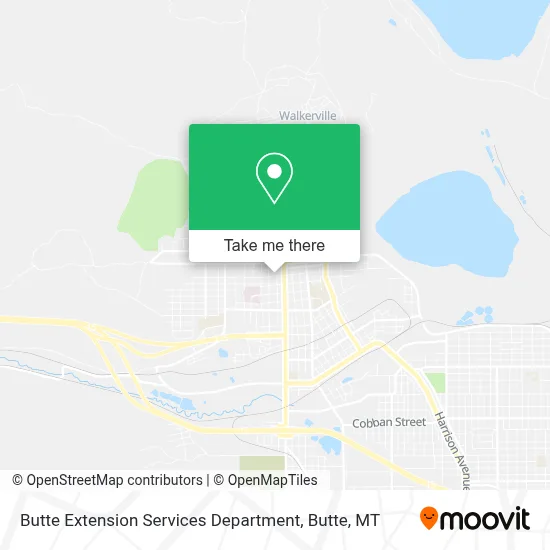 Butte Extension Services Department map