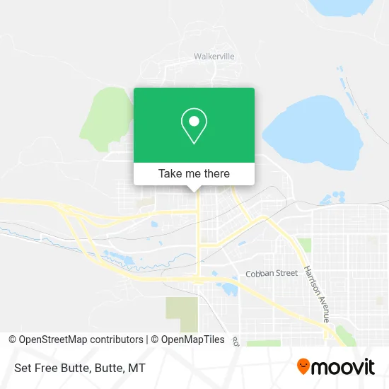 Set Free Butte map