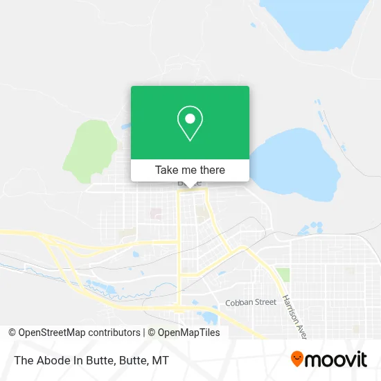 The Abode In Butte map
