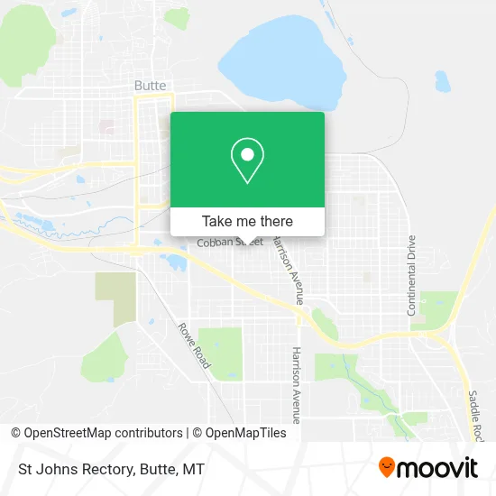 St Johns Rectory map