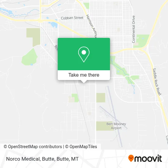 Norco Medical, Butte map