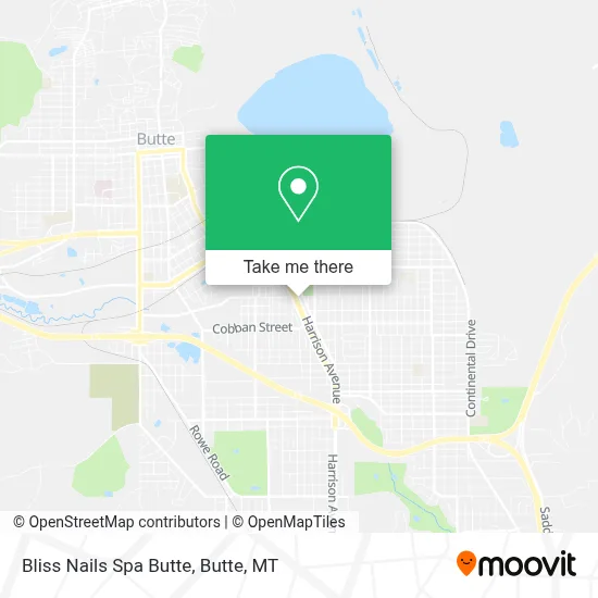 Bliss Nails Spa Butte map