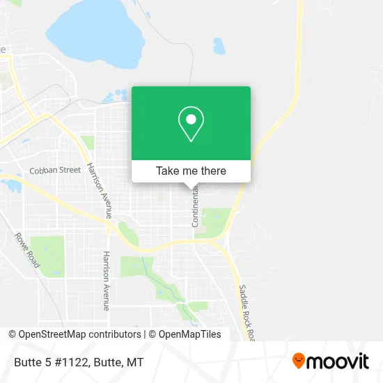 Butte 5 #1122 map