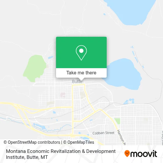 Montana Economic Revitalization & Development Institute map