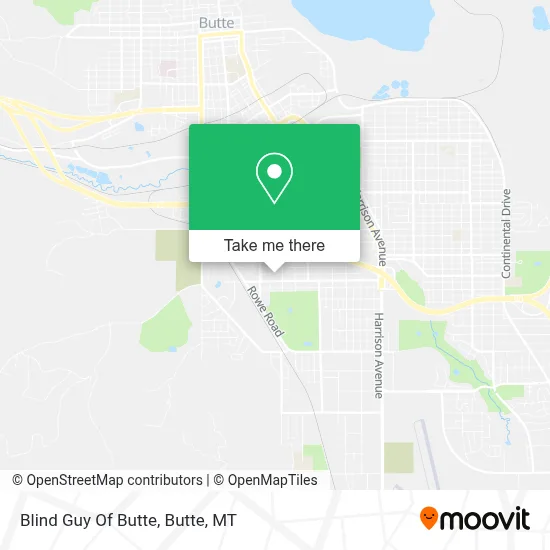Blind Guy Of Butte map