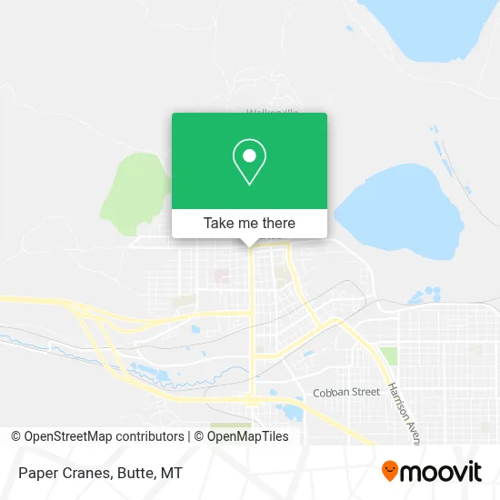 Paper Cranes map