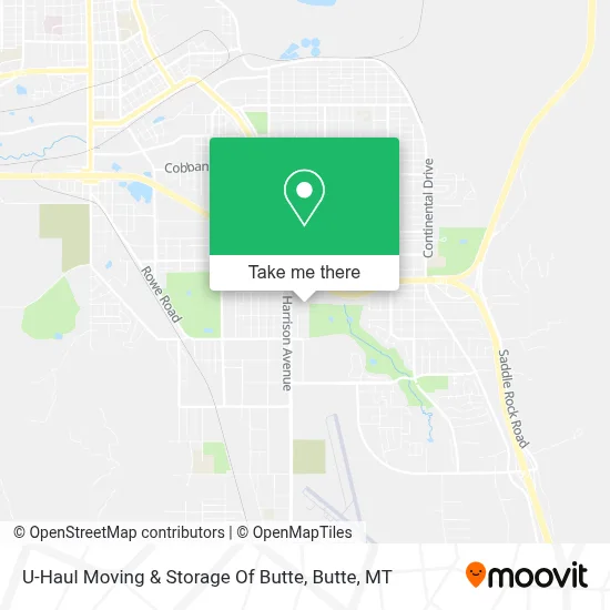 U-Haul Moving & Storage Of Butte map