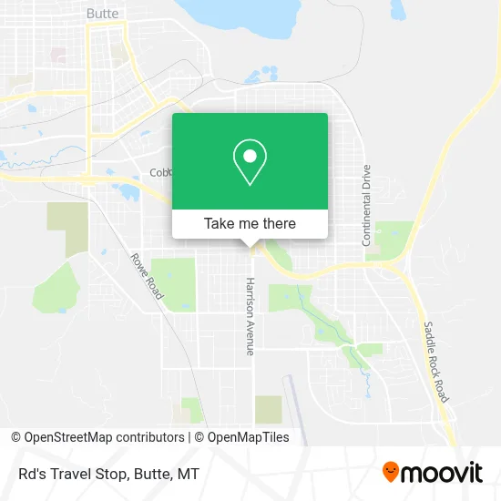 Rd's Travel Stop map