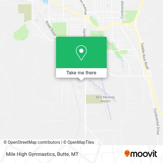 Mile High Gymnastics map
