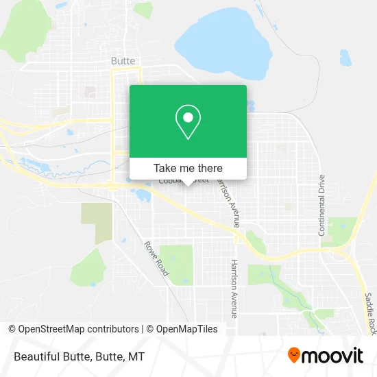 Beautiful Butte map