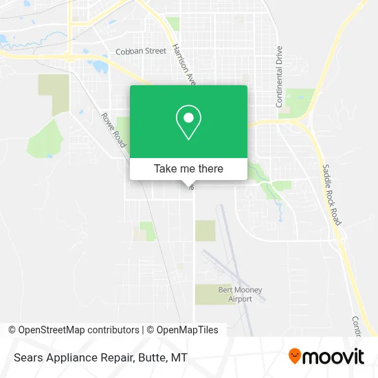 Sears Appliance Repair map