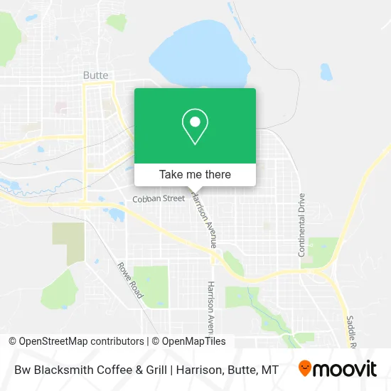 Bw Blacksmith Coffee & Grill | Harrison map