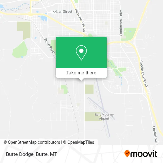 Butte Dodge map