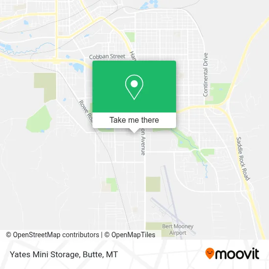 Yates Mini Storage map