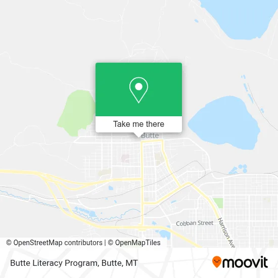 Butte Literacy Program map