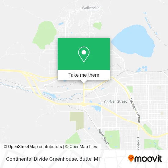 Continental Divide Greenhouse map