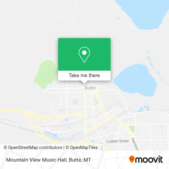 Mountain View Music Hall map