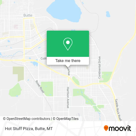 Hot Stuff Pizza map