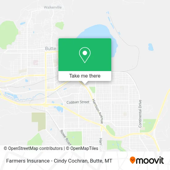 Farmers Insurance - Cindy Cochran map