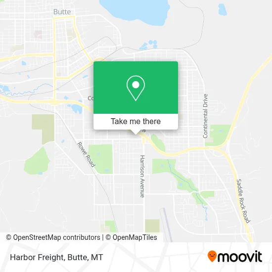 Harbor Freight map