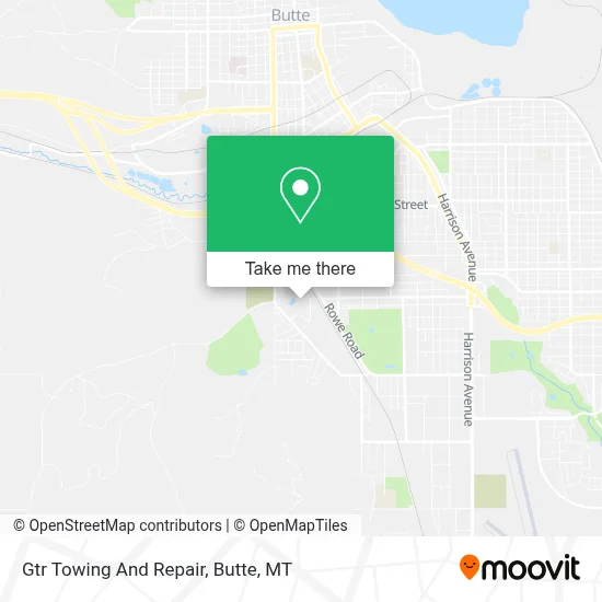 Gtr Towing And Repair map