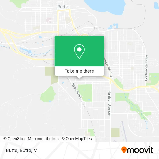 Butte map