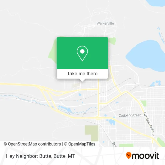 Hey Neighbor: Butte map