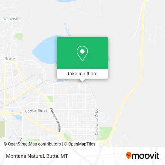 Montana Natural map
