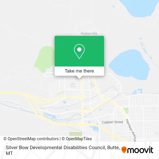 Silver Bow Developmental Disabilities Council map