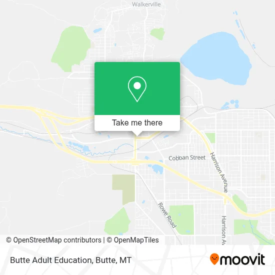 Butte Adult Education map
