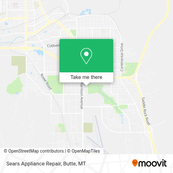Sears Appliance Repair map