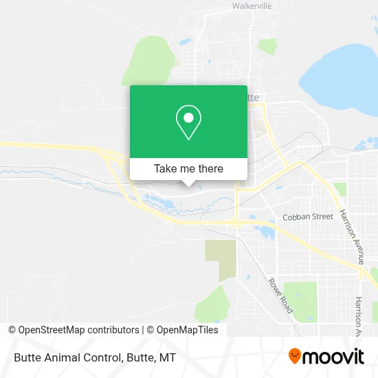 Butte Animal Control map