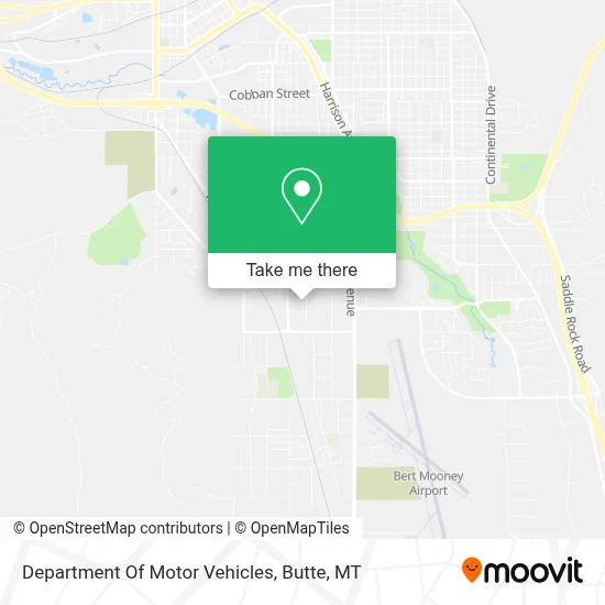 Department Of Motor Vehicles map