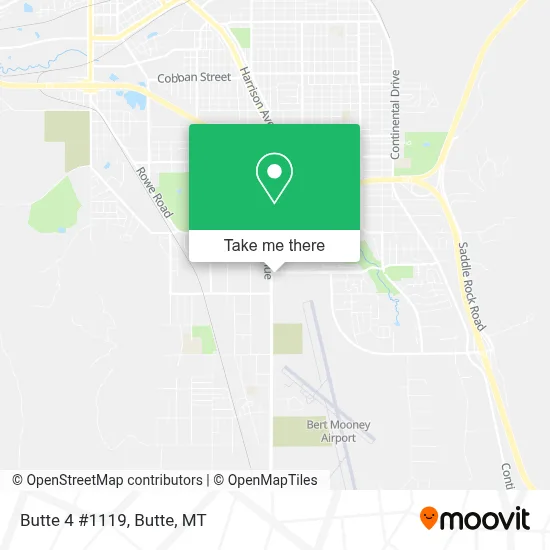 Butte 4 #1119 map