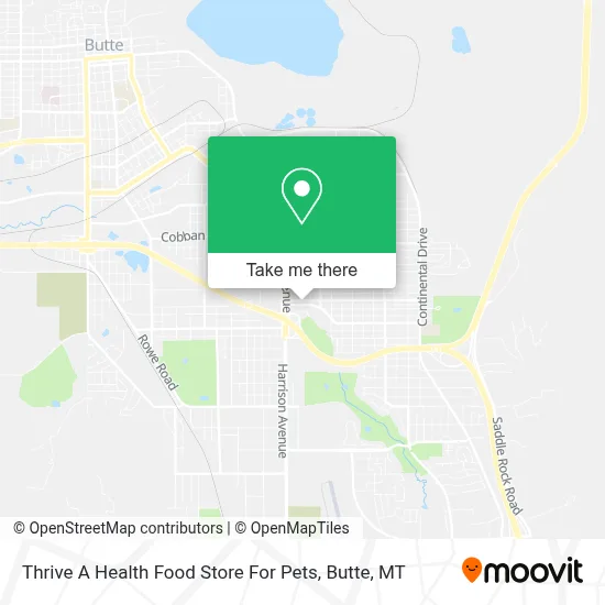 Thrive A Health Food Store For Pets map