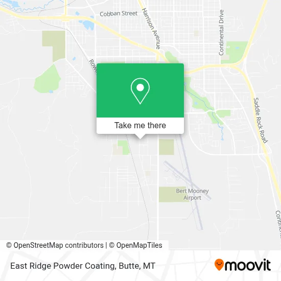 East Ridge Powder Coating map
