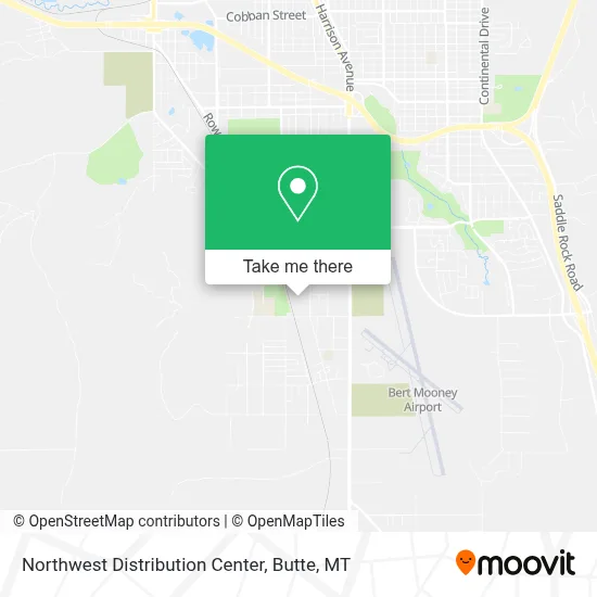 Northwest Distribution Center map