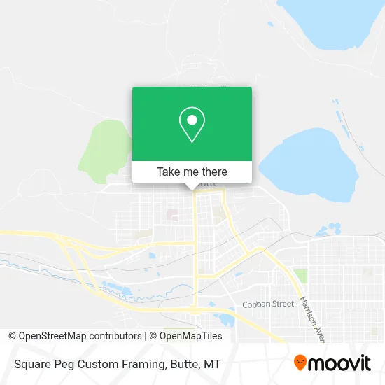 Square Peg Custom Framing map