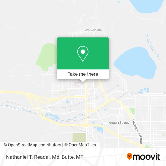 Nathaniel T. Readal, Md map