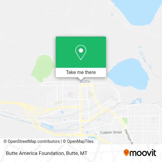 Butte America Foundation map