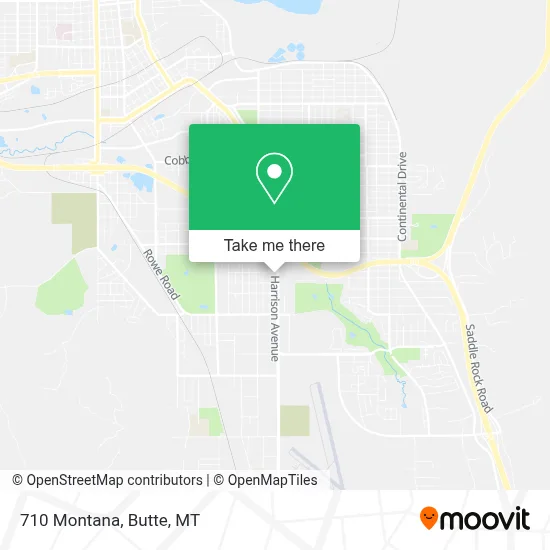 710 Montana map