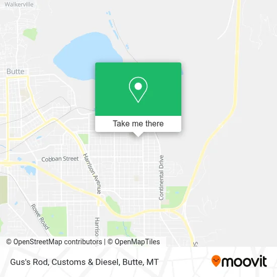 Gus's Rod, Customs & Diesel map