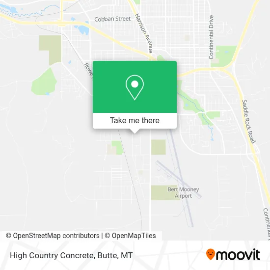 High Country Concrete map