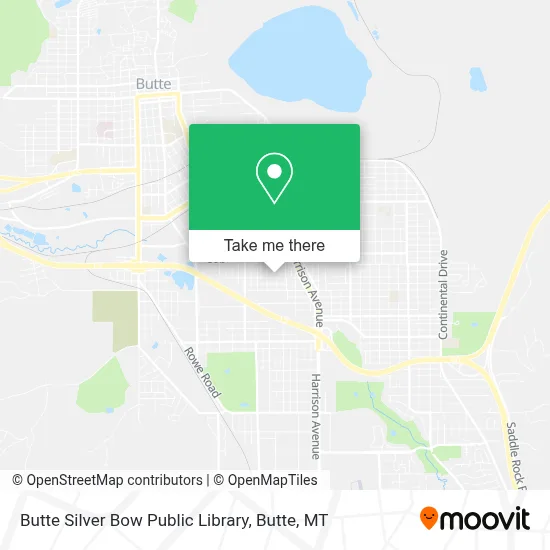 Butte Silver Bow Public Library map